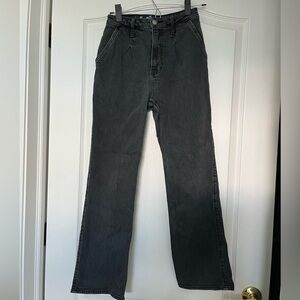 Hollister Black High Rise Dad Jeans